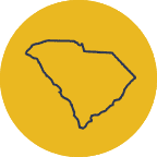 South Carolina map icon
