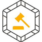A law hammer icon