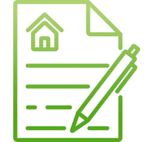A lease agreement icon