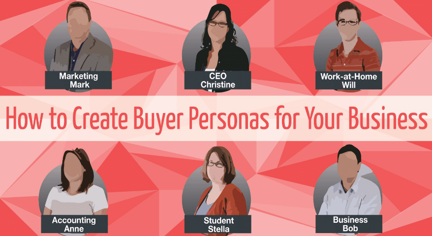 Buyer persona avatars graphic