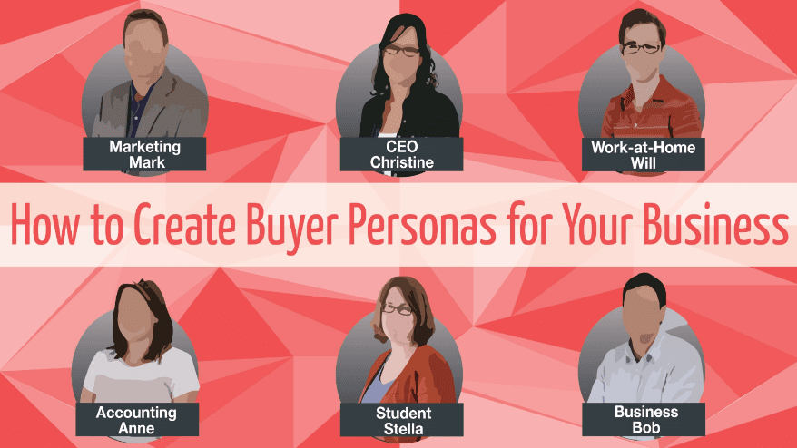 Buyer persona avatars graphic