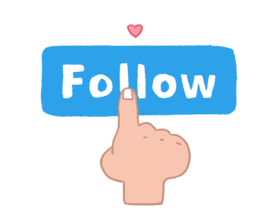 A follow button graphic