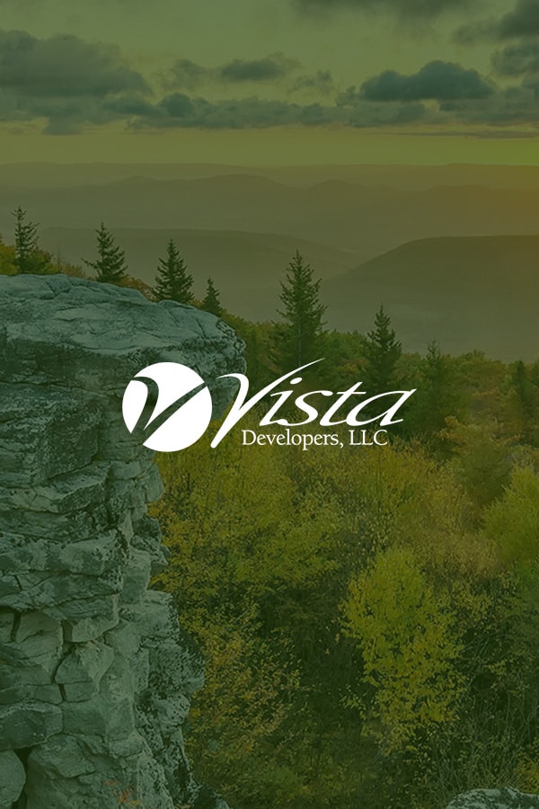 Vista logo on a nature background