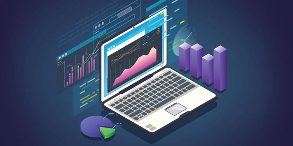 Graphic of blog metrics