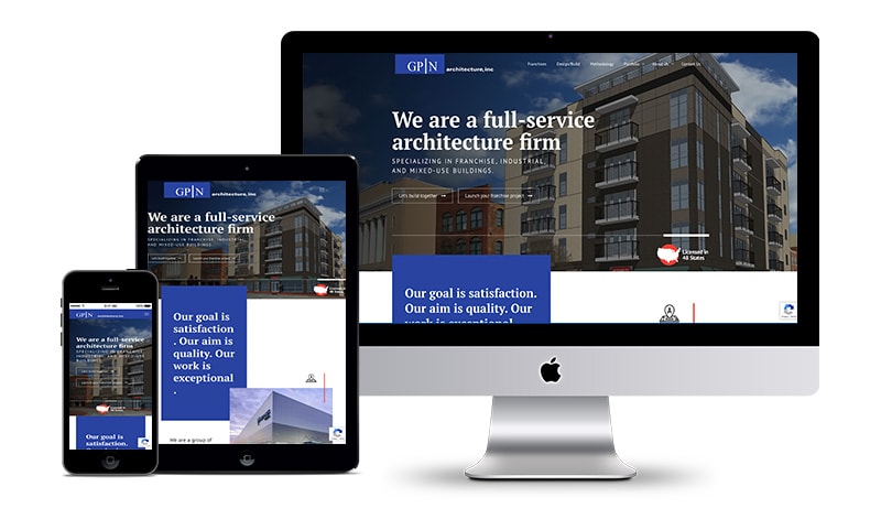 GPN architecture site mockup